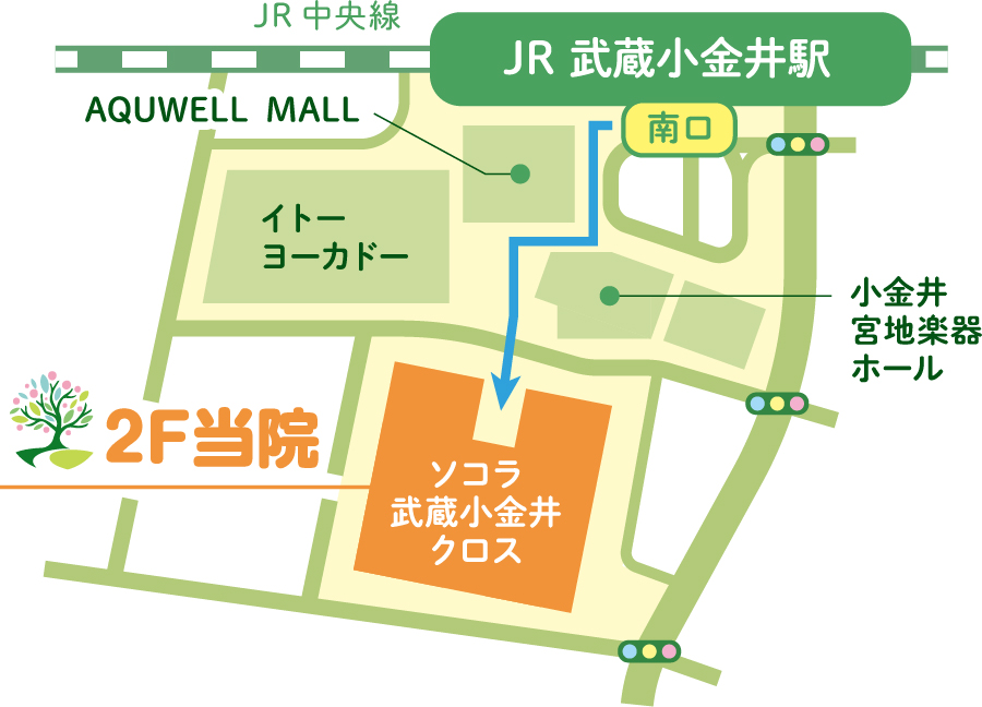 医療法人社団伸生会 武蔵小金井みどりクリニックの地図